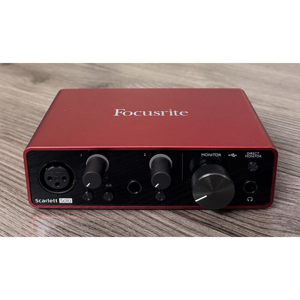 Focusrite Scarlett Solo 3rd Gen USB Audio Interface